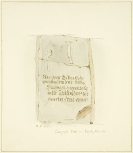 Grafsteen van de kok van Canynges door Marcus H. Homes