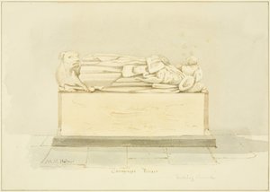 Graf van de beursdrager van Canynges in St Mary Redcliffe door Marcus H. Homes