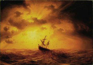 Marcus Larson - Storm op zee