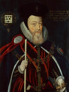 Portret van William Cecil door Marcus the Younger (circle of) Gheeraerts