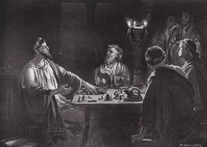Invoering van maten en gewichten in Griekenland (litho) door Margaret (after) Dovaston