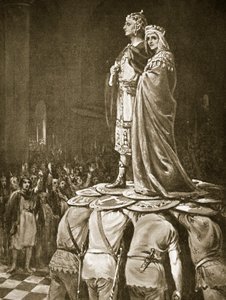 De kroning van Marcianus, illustratie uit 