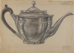 Zilveren Theepot
