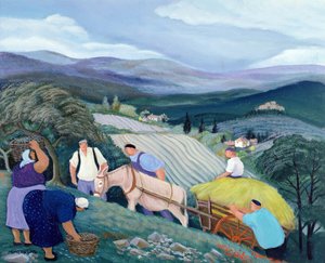 De hooiwagen door Margaret Loxton