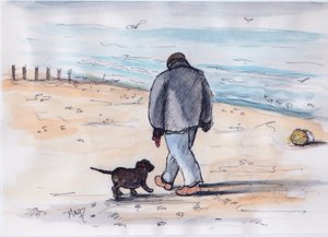 De hond uitlaten door Margaret Loxton