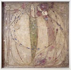 De witte roos en de rode roos door Margaret MacDonald Mackintosh