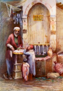 Een snoepverkoper, Damascus door Margaret Thomas