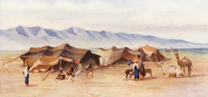 Arabisch Kamp tussen Homs en Palmyra door Margaret Thomas