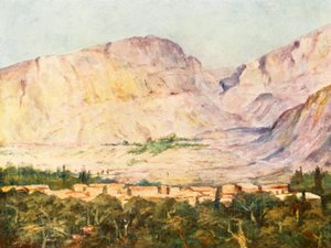 Druzen dorp in Libanon