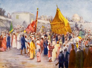 Terugkeer van de Hadj van Mekka naar Damascus