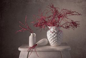 Elegant stilleven met bessen door Margareth Perfoncio