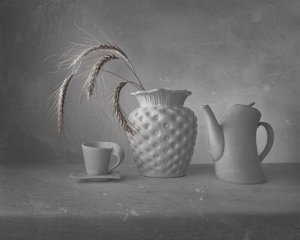 Rustiek theeservies door Margareth Perfoncio