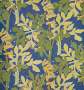 Ontwerp voor blokdrukzijde, 1926 door Margery Tomlin
