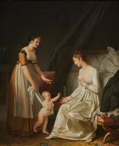 De voedende moeder door Marguerite Gerard