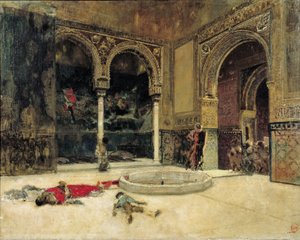 De slachting van de Abencerrajes door Marià Fortuny Marsal