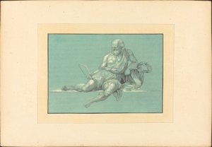Diogenes door Maria Catharina Prestel after Giorgio Vasari after Raphael