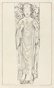 Bisschop Wulstan, in Worcester Cathedral door Maria Denman after John Flaxman