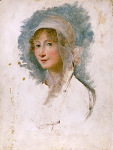 Portret van Giulia Beccaria Manzoni (1762 - 1841), moeder van Alessandro Manzoni. Schilderij door Maria Cosway (1760 - 1838). Bibl. di Brera, Milaan door Maria Hadfield Cosway