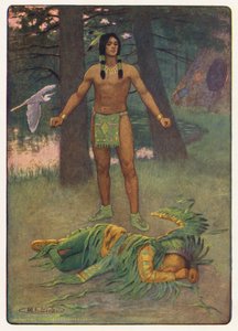 Illustratie voor Hiawatha door Longfellow door Maria Louise Kirk