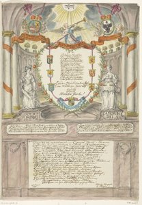 Vers voor prinses Wilhelmina bij de veertigste verjaardag van prins Willem V, 1788 door Maria Margaretha la Fargue