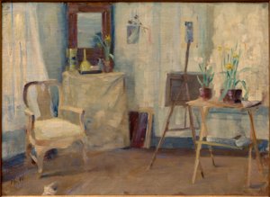 In het atelier