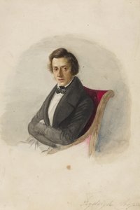 Portret van Frederic Chopin (1810-1849) door Maria Wodzinska