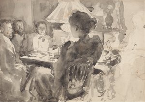 Na het Diner Gesprek door Maria Yakunchikova