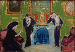 Bij de open haard door Marianne von Werefkin