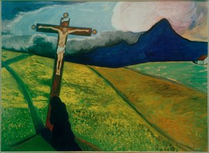 Kruis in landschap