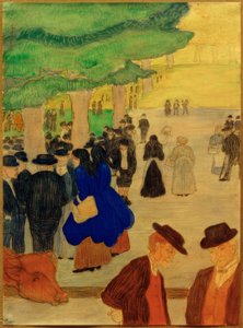 Veemarkt door Marianne von Werefkin