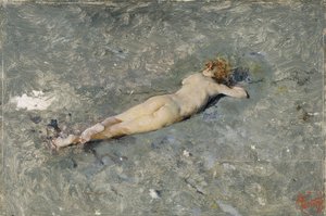 Naakt op het strand van Portici