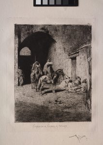 Wachter van de Kasbah in Tétouan