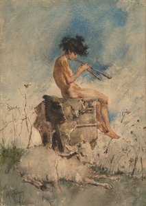 De Pijpen van Pan door Mariano Fortuny y Marsal