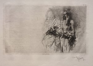 Croquis door Mariano José María Bernardo Fortuny y Carbó
