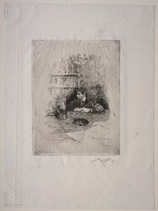 Portret van Zamaçóis door Mariano José María Bernardo Fortuny y Carbó