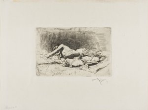 Man Rolling door Mariano Fortuny y Marsal
