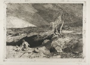 De ankerplaats door Mariano Fortuny y Marsal