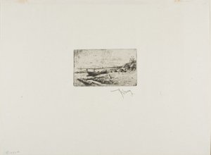 De visser door Mariano Fortuny y Marsal