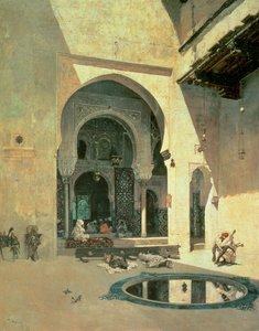 Het hof van het Alhambra