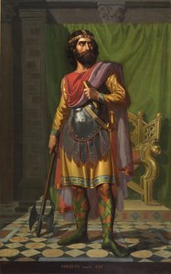 Portret van de Visigotische koning Sisebuto door Mariano de la Roca y Delgado