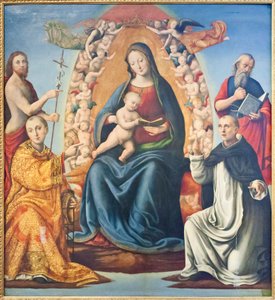 Madonna met Kind en Heiligen
