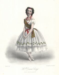 Franse balletdanseres Emma Livry in Felicien David