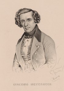 Portret van de componist Giacomo Meyerbeer, 1836