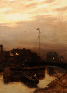 De lichten van de haven door Marie Cazin