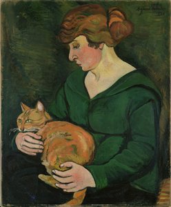 Louison et Raminou, 1920 door Marie Clementine (Suzanne) Valadon