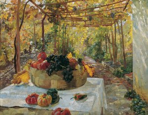 In de pergola