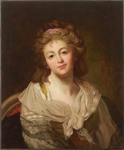 Zelfportret, tweede helft van de 18e eeuw door Marie Genevieve Bouliard