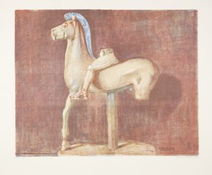 Archaïsche Griekse ruiterstandbeeld (Athene)