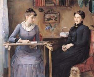 Thuis of Intimiteit, 1885 door Marie Louise Catherine Breslau