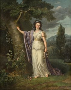 Portret van Mlle de Genlis